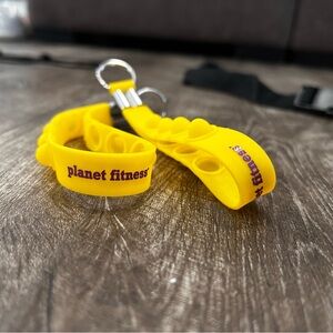 Planet Fitness Yellow Fidget Keychain